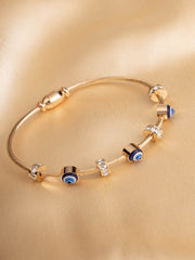 Aura Guard Cable Charm Bracelet